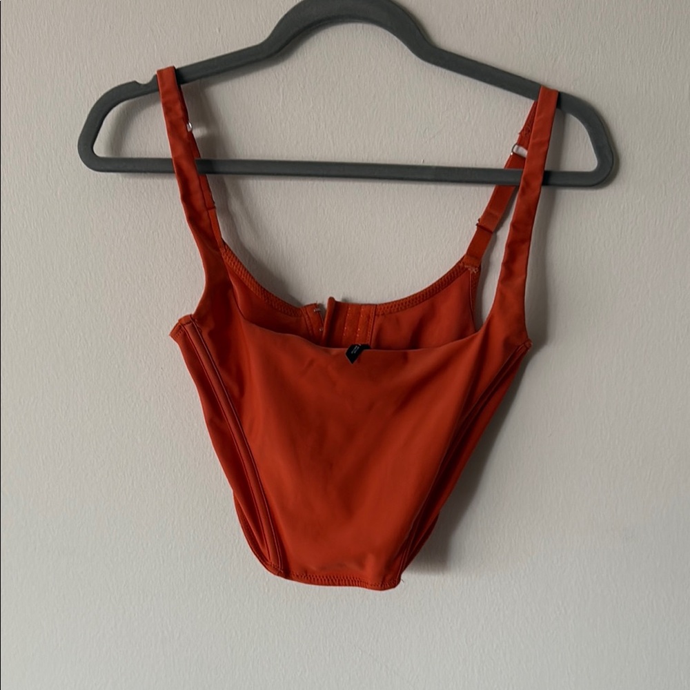 Urban Outfitters Orange Crop Top